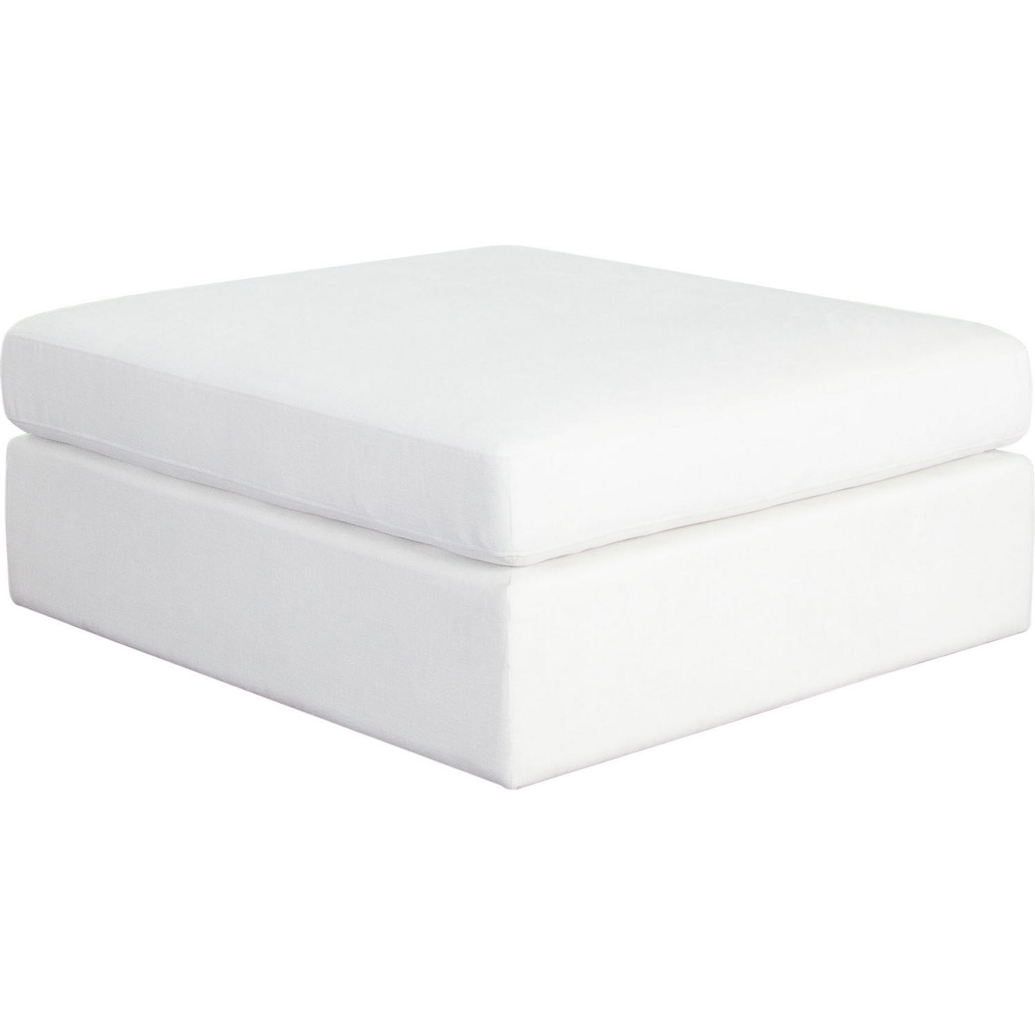 Diamond Sofa™ Muse Performance Fabric Ottoman - Mist White