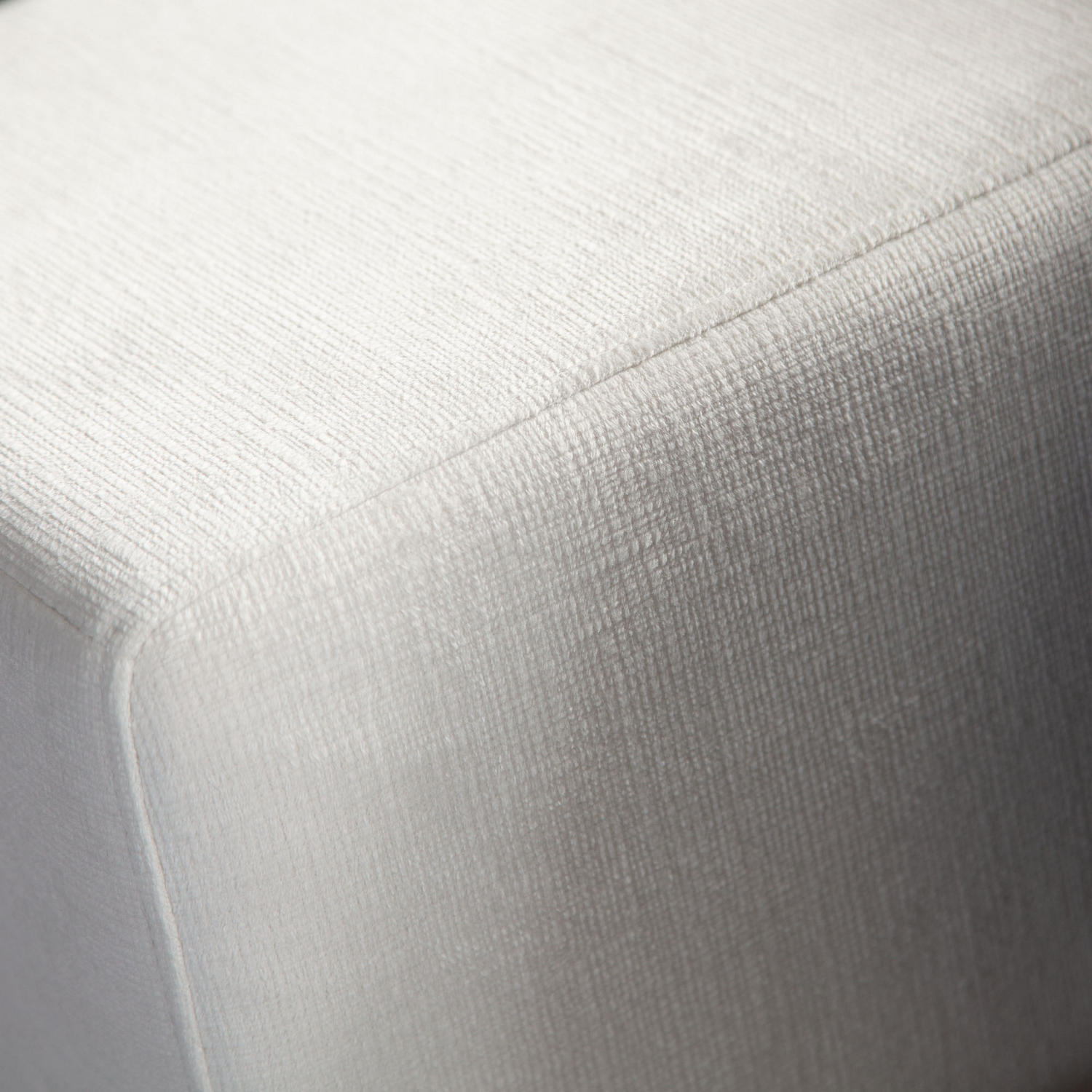 Diamond Sofa™ Muse Performance Fabric Ottoman - Mist White