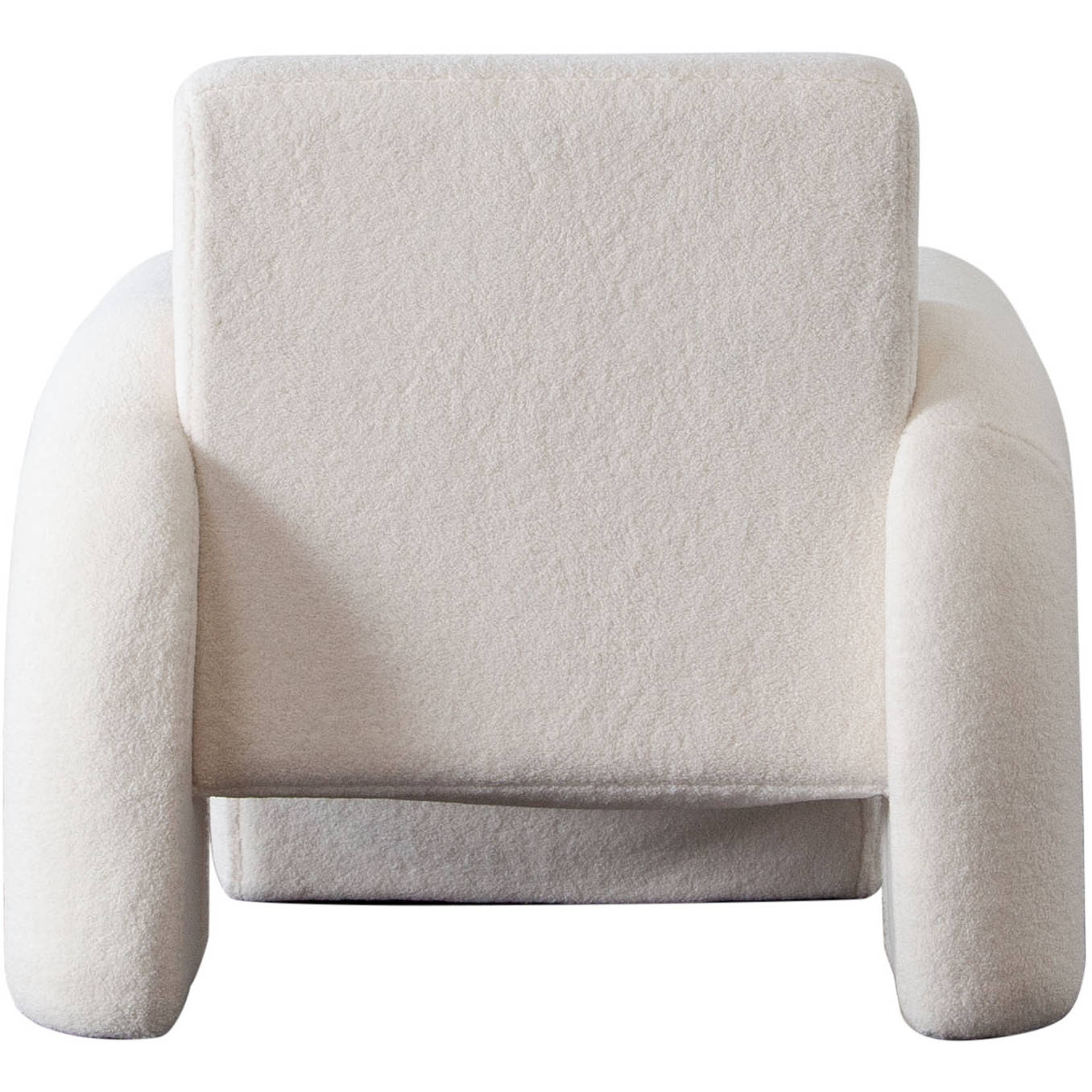 Diamond Sofa™ Noa Sherpa Fabric Accent Chair - Ivory