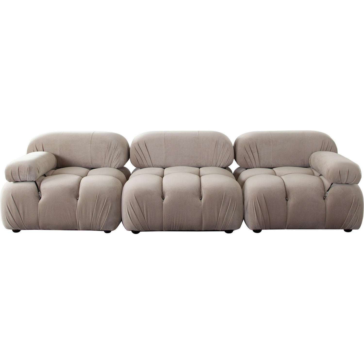 Diamond Sofa - Paloma 3PC Velvet Modular Sofa