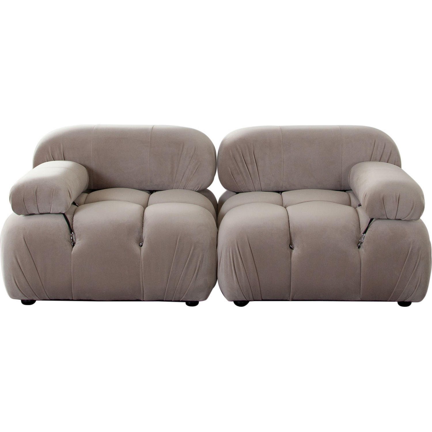 Diamond Sofa - Paloma 2PC Velvet Modular Sofa