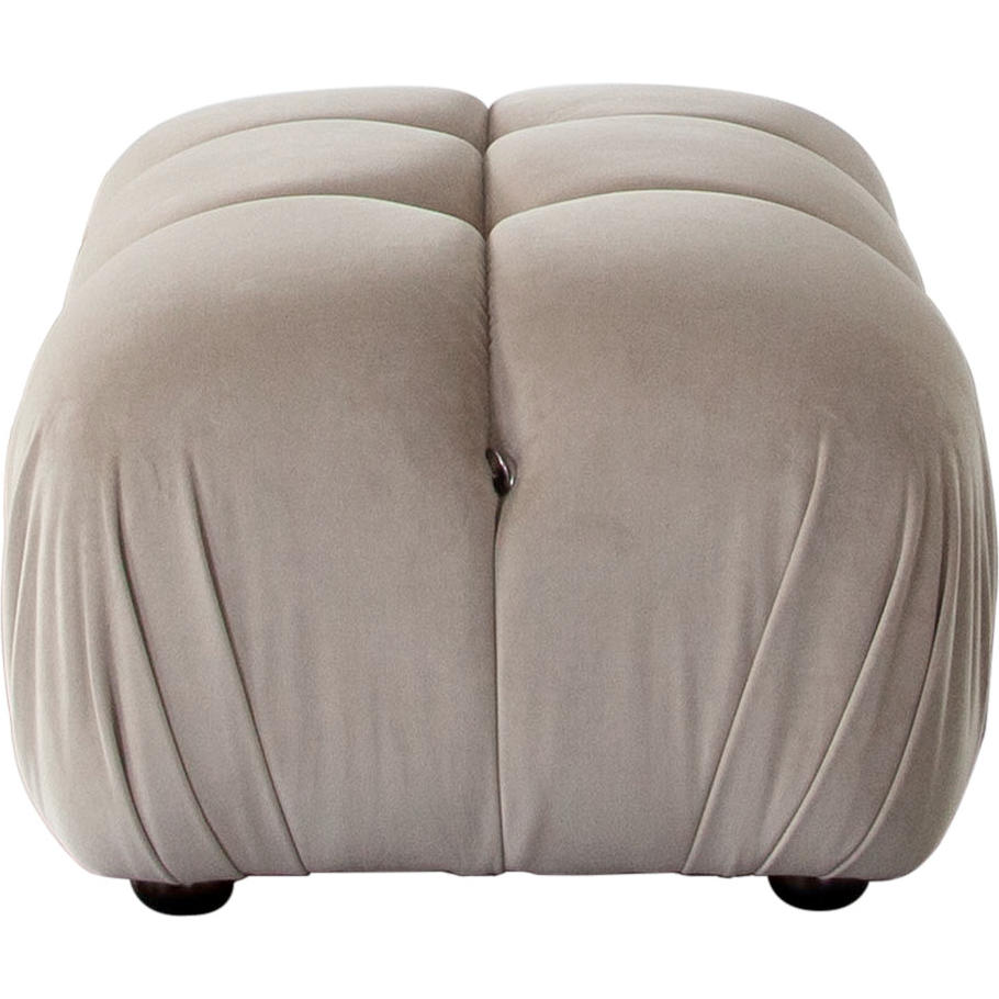 Diamond Sofa™ Paloma Velvet Rectangle Ottoman - Mink Tan