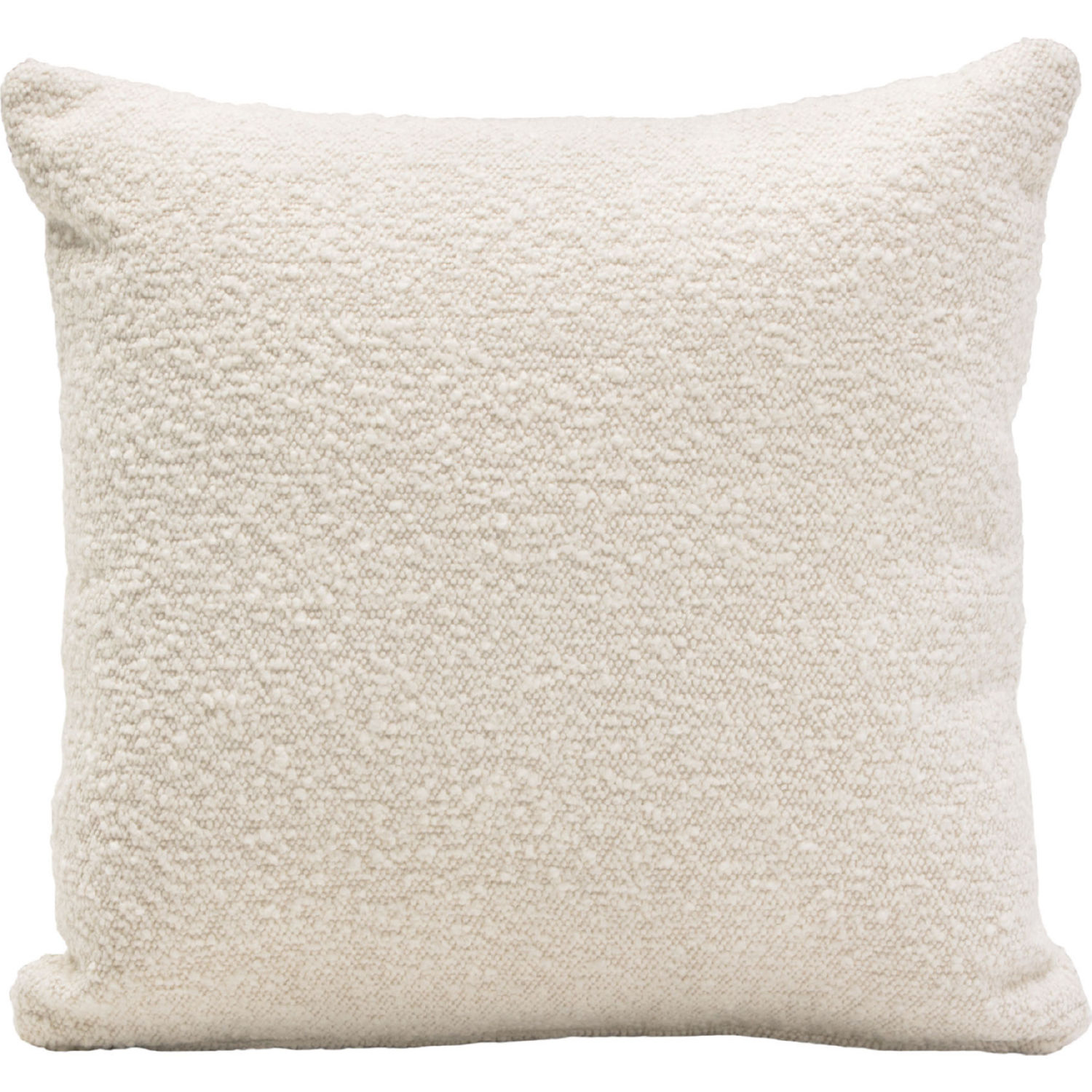 Diamond Sofa 16" Square Boucle Textured Fabric Accent Pillows (Set of 2) - Bone