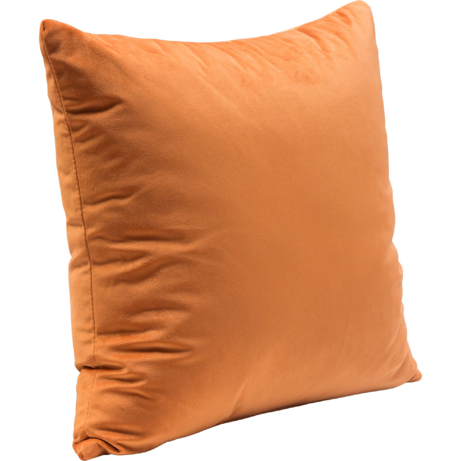 Diamond Sofa 16" Square Velvet Accent Pillows (Set of 2) - Rust Orange