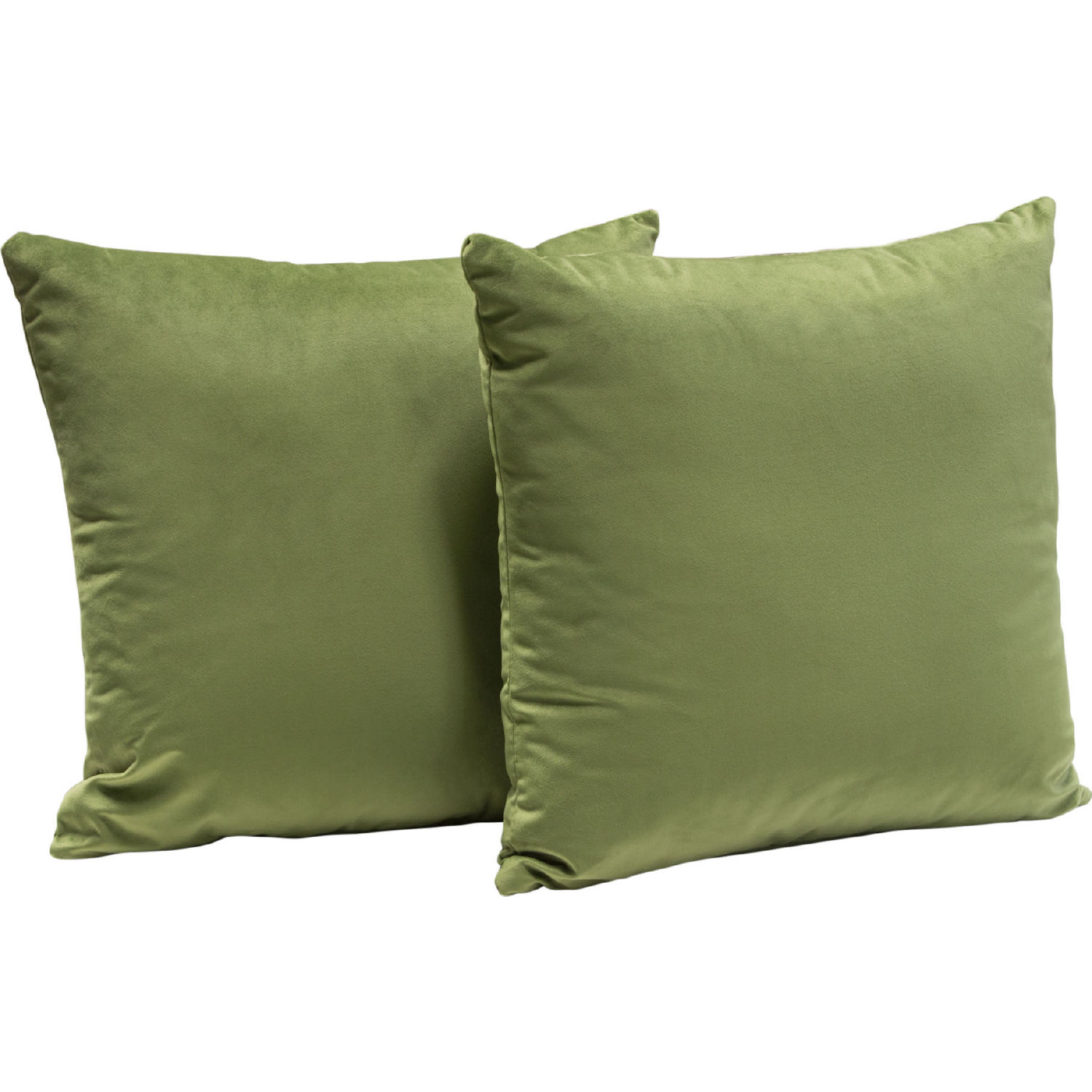 Diamond Sofa 16" Square Velvet Accent Pillows (Set of 2) - Sage Green