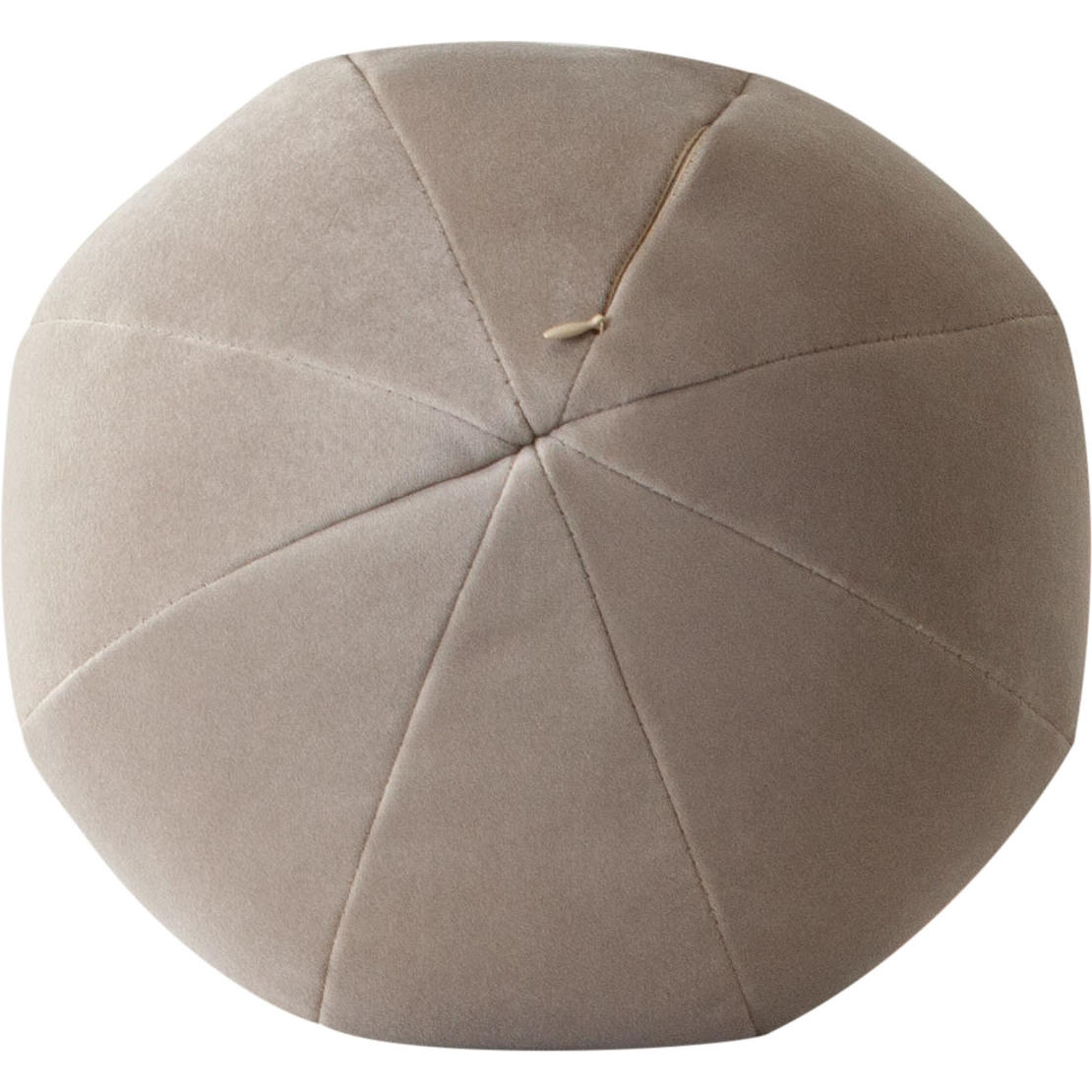 Diamond Sofa 10" Round Velvet Accent Pillows (Set of 2) - Mink Tan