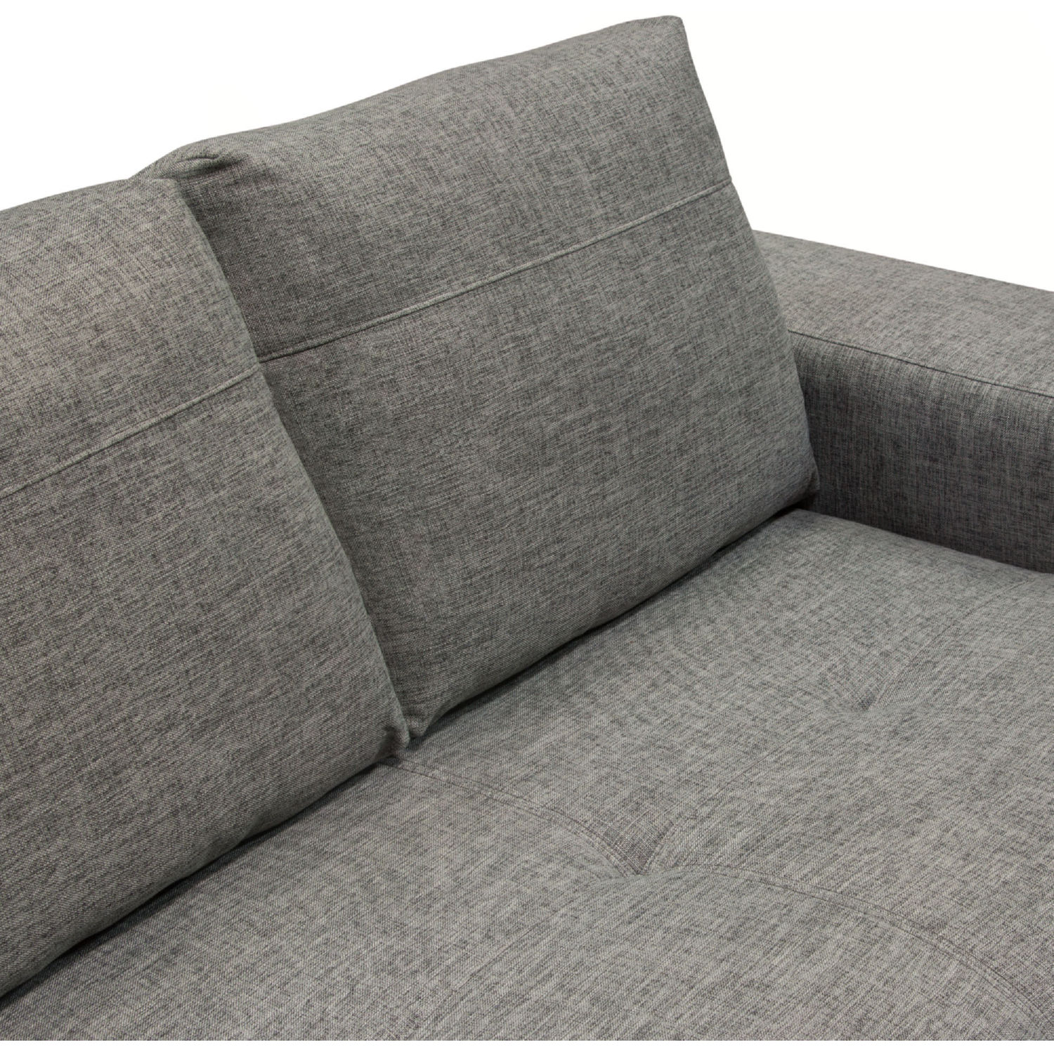 Diamond Sofa Russo Fabric Loveseat with Adjustable Seat Backs - Space Gray