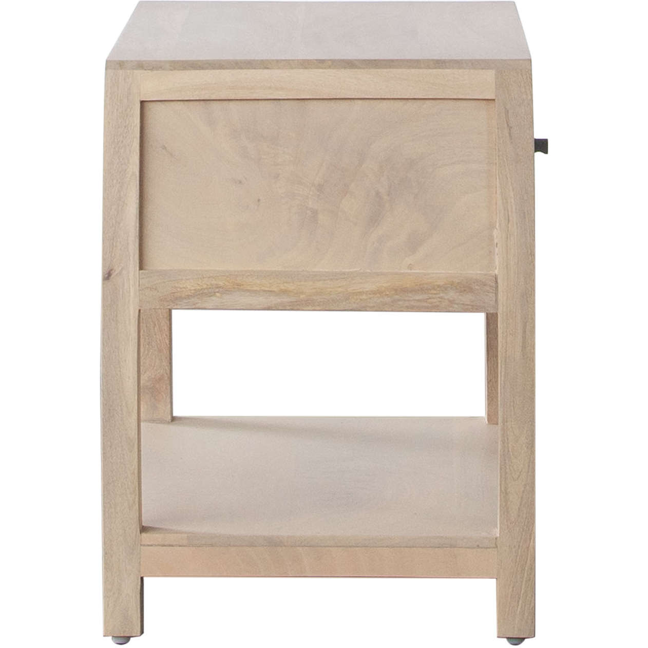 Diamond Sofa - Sadler 1-Drawer Solid Mango Wood Accent Table with Cane Door Fronts in Natural Finish