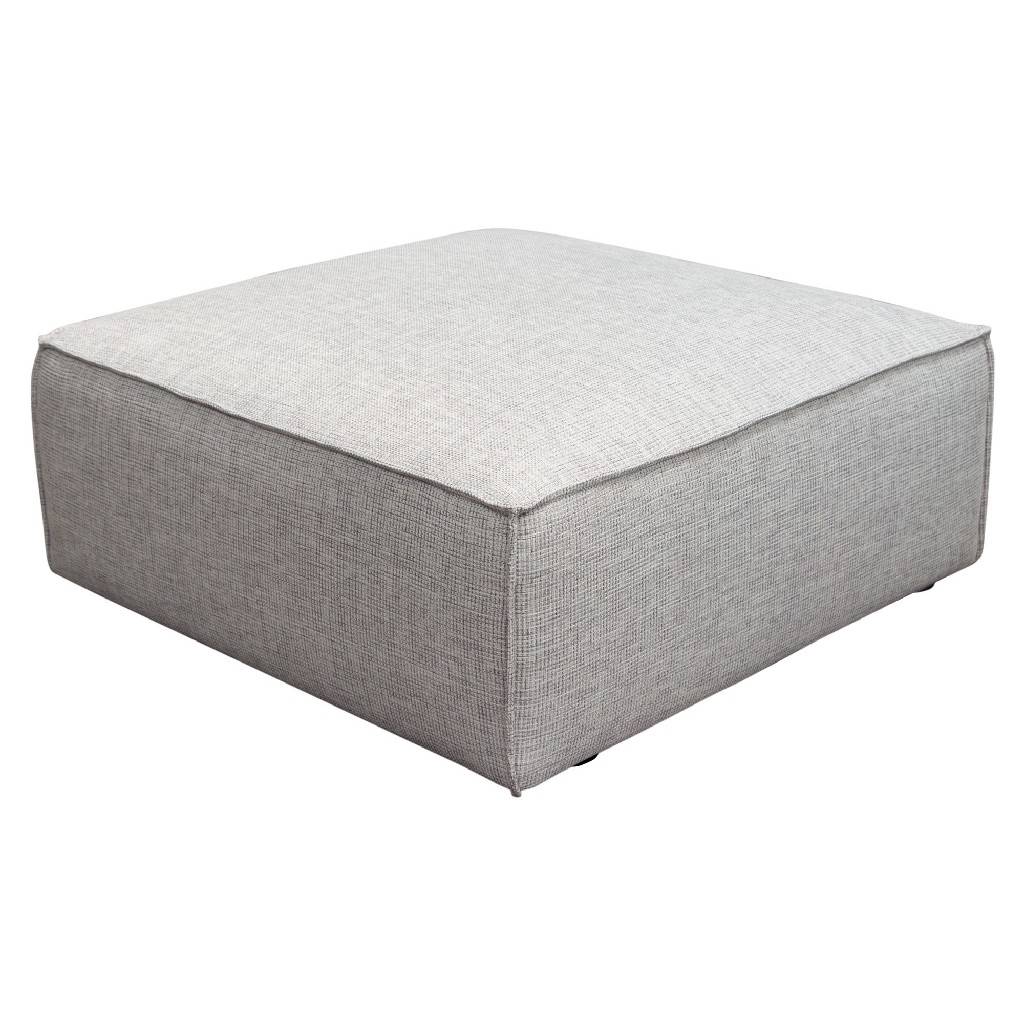 Diamond Sofa™ Vice Fabric Square Ottoman - Barley