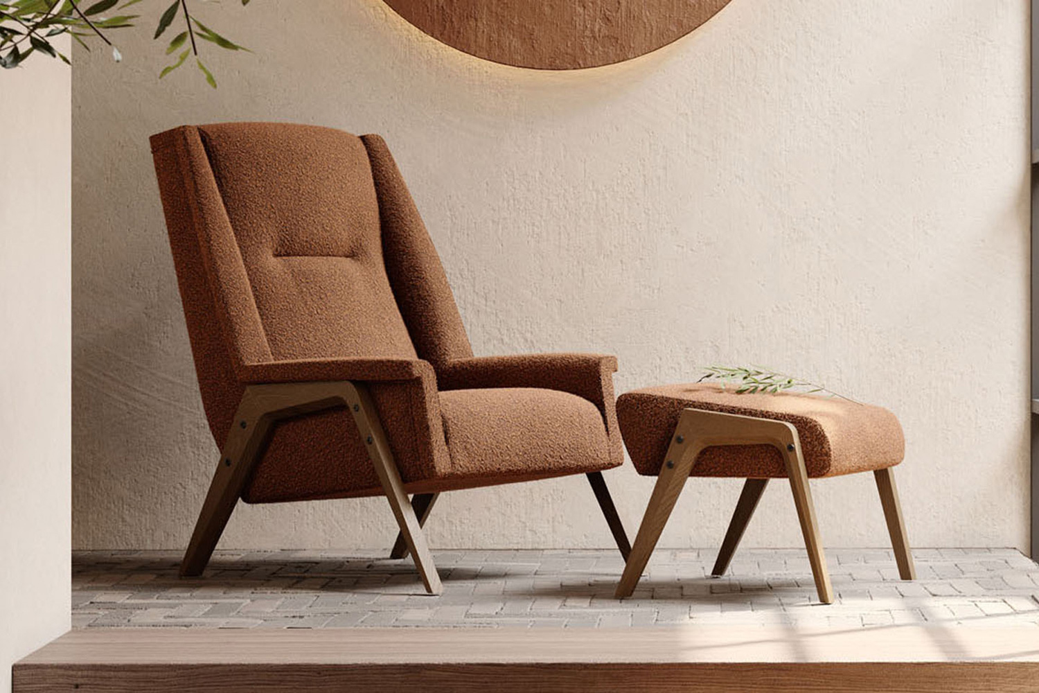 Domkapa™ Greta Armchair - Fumé Stained Beech