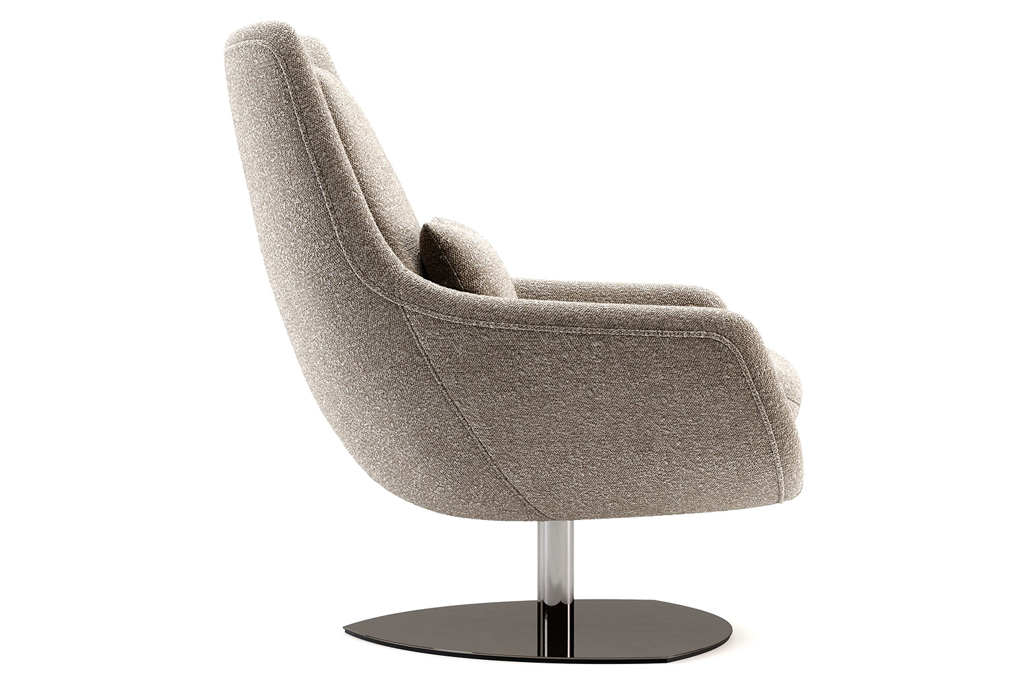 Domkapa™ Elba Armchair - White Texturized Steel