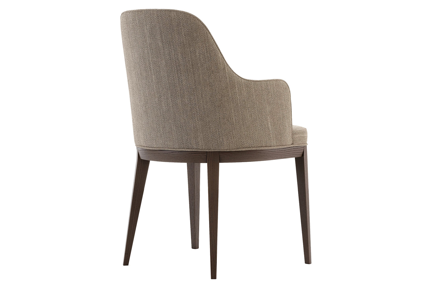 Domkapa - Anna Chair with Armrest Wooden Baseboard