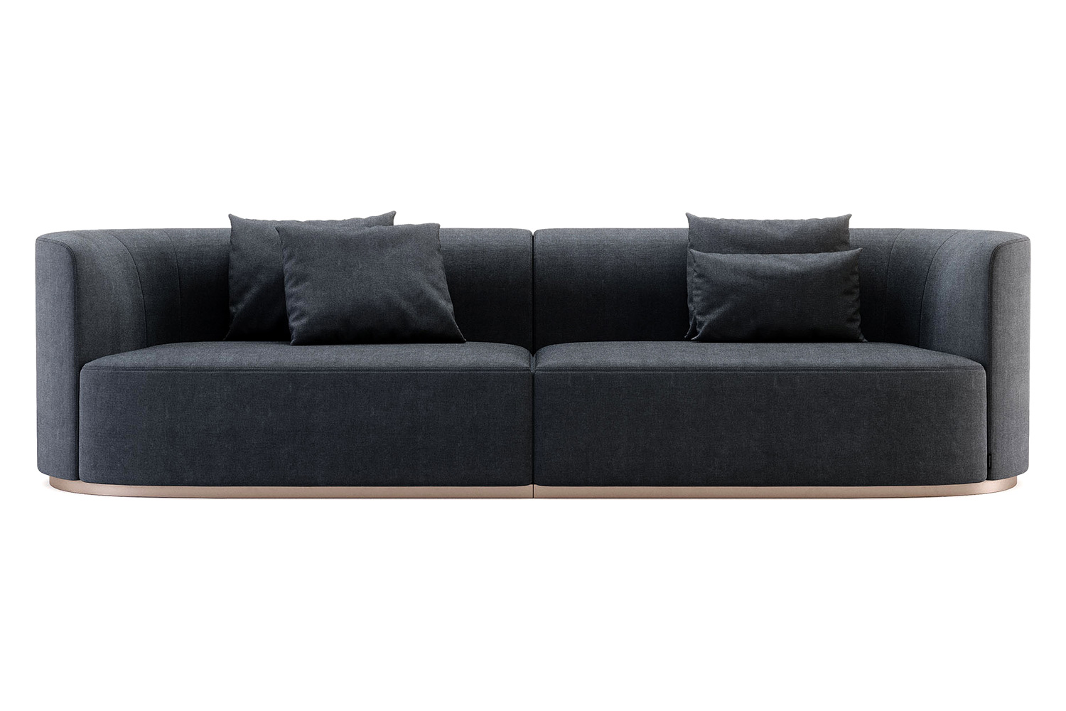 Domkapa Chloe 3 Seats Sofa - Brushed Stainless Steel