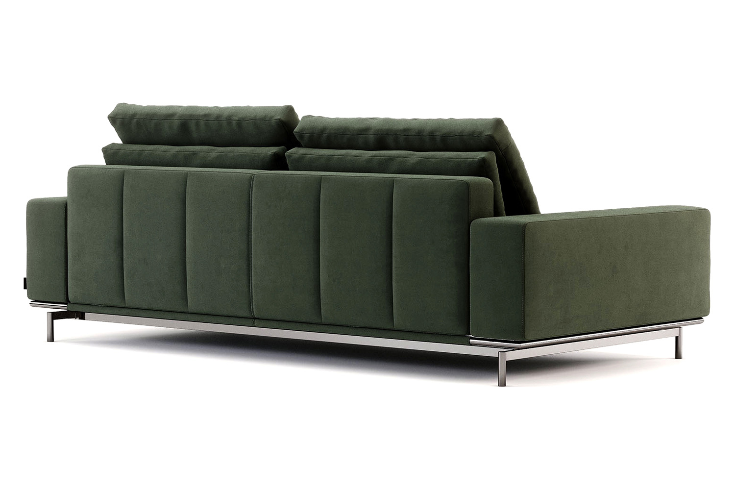 Domkapa Parker 3 Seats Sofa - Polished Stainless Steel