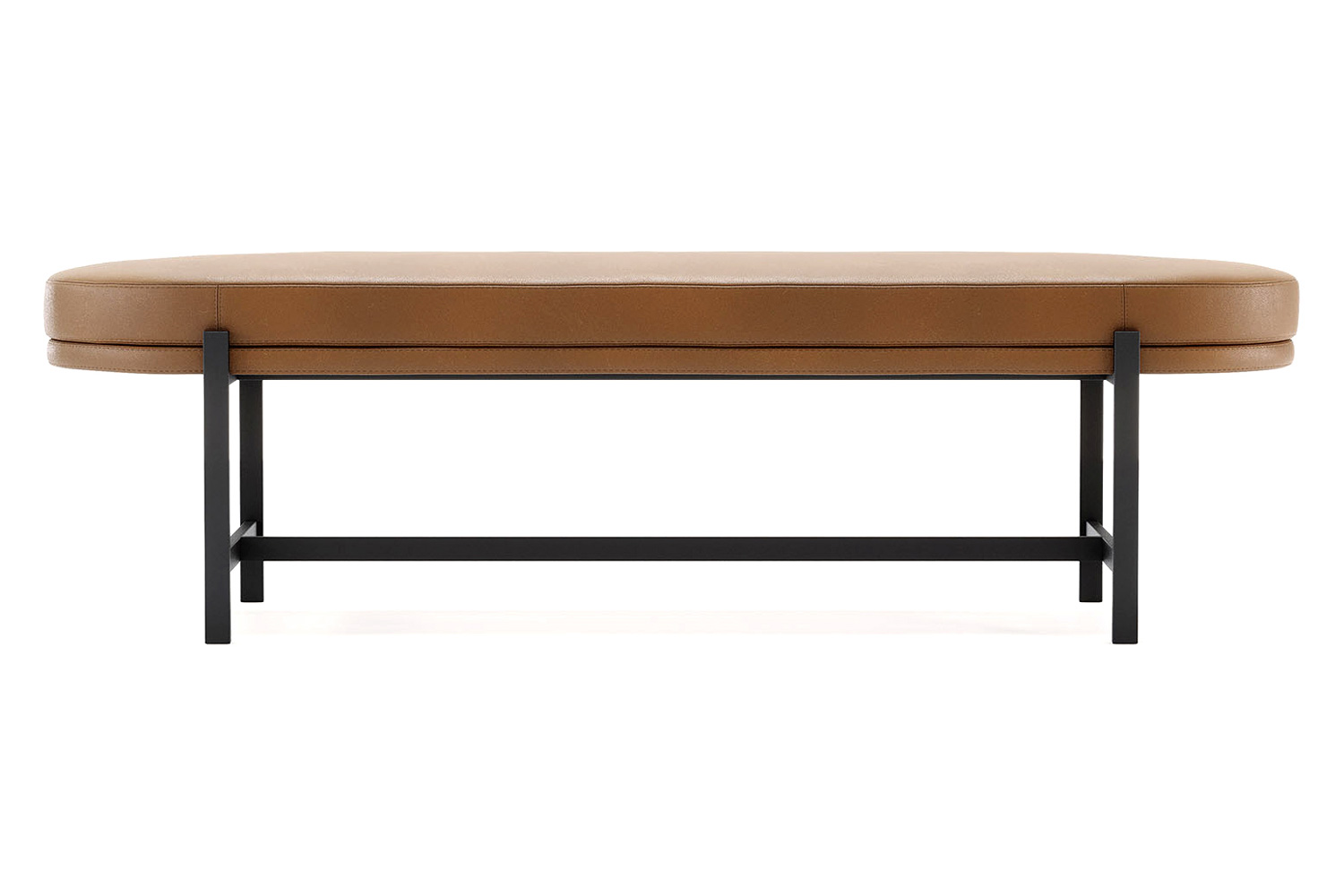 Domkapa Colbert S Bench - Black Texturized Steel