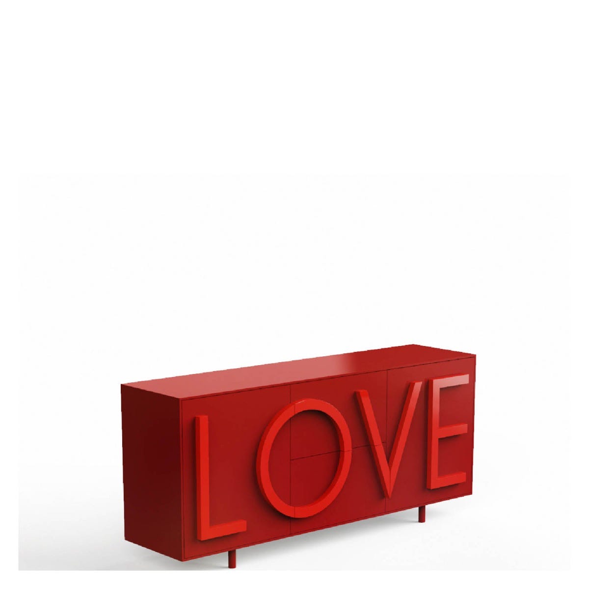 Driade Love Medium Cabinet - Red