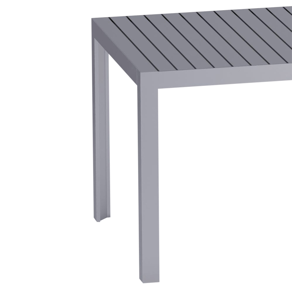 Driade Kalimba 70" Outdoor Table - Silver