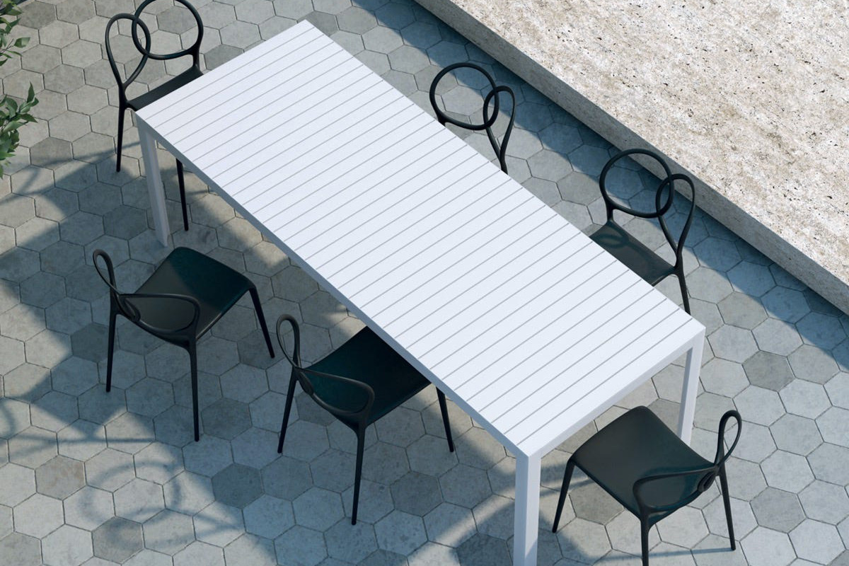 Driade Kalimba 70" Outdoor Table - White