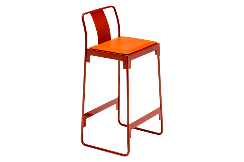 Driade Mingx Barstool with Backrest - Orange