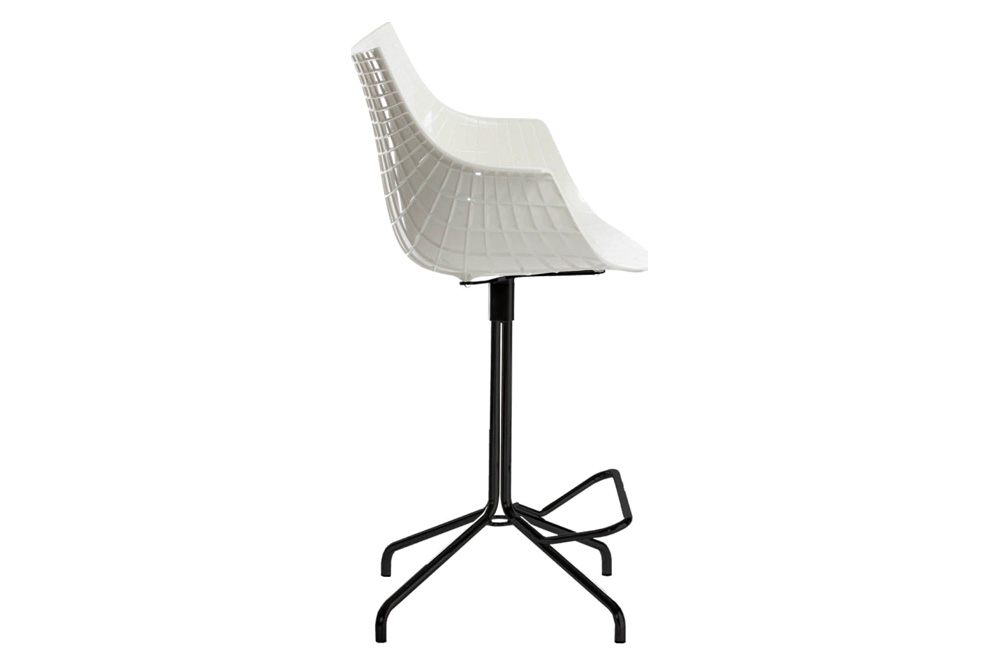 Driade Meridiana 42" Office Chair - White/Black