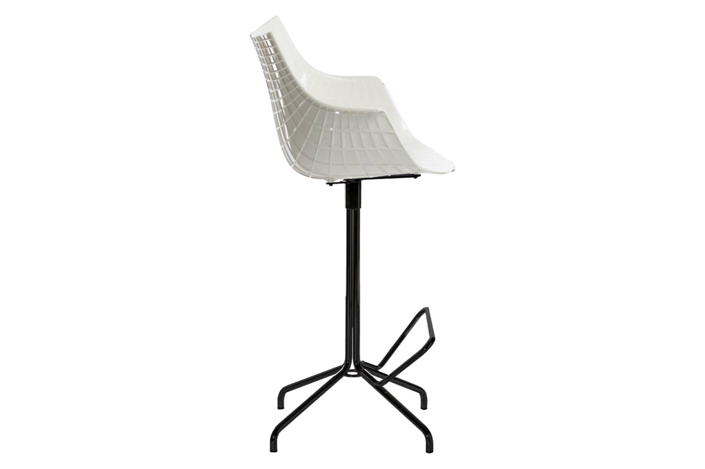 Driade Meridiana 46" Office Chair - White/Black