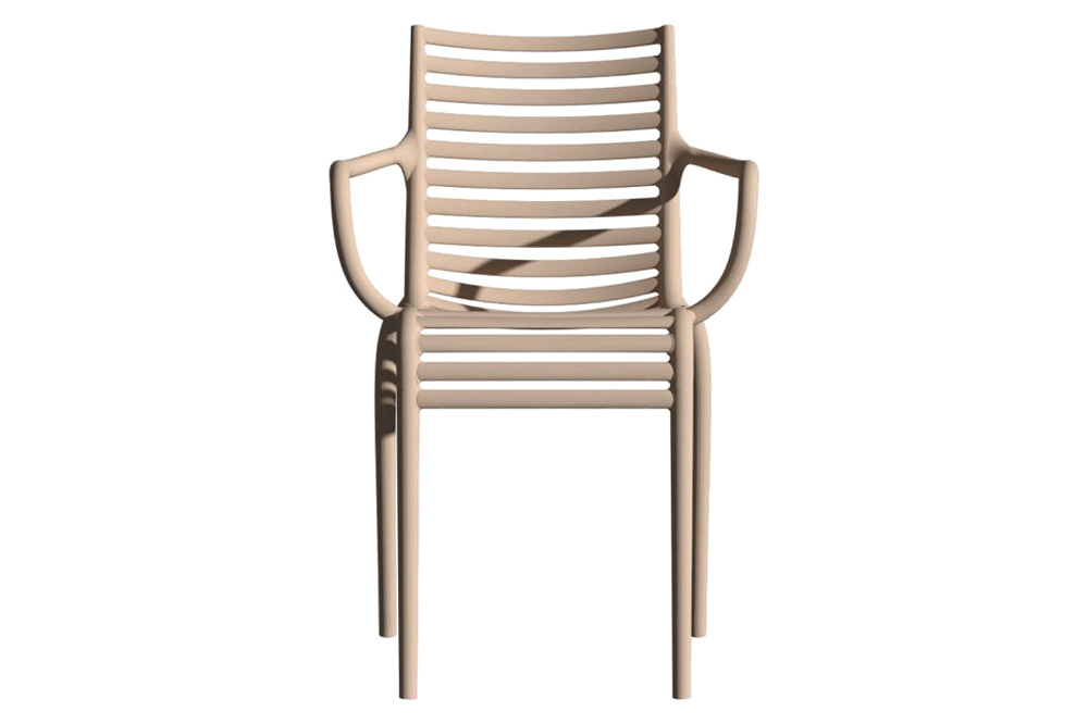 Driade™ Pip-E Solid Armchair - Carnation