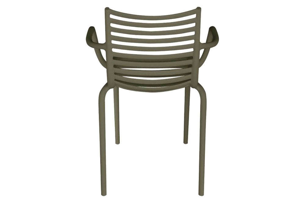 Driade™ Pip-E Solid Armchair - Dark Gray