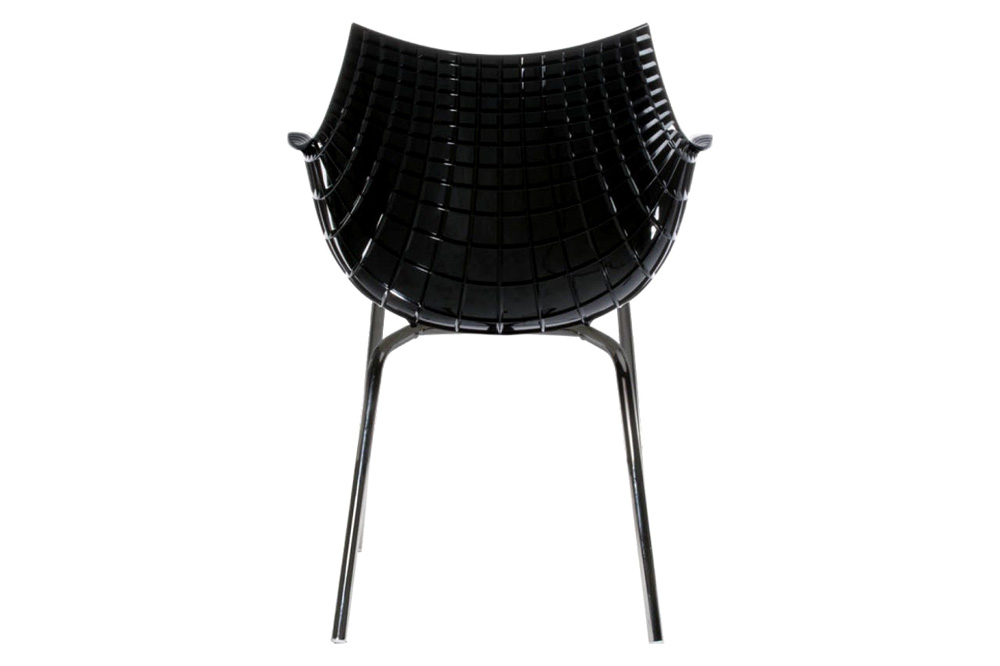 Driade Meridiana Dining Chair - Black/Chrome