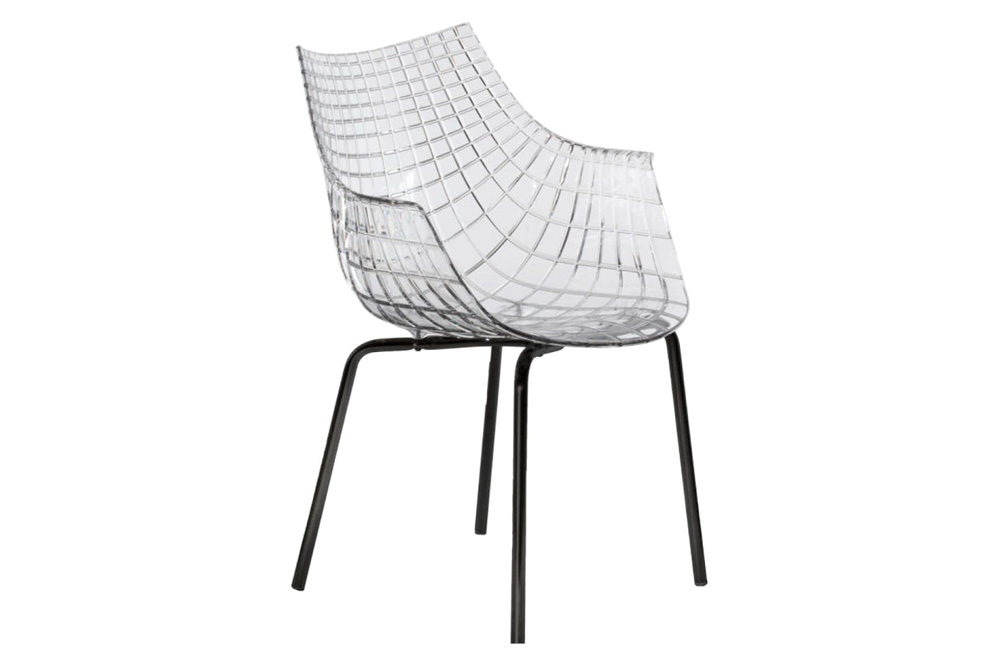 Driade Meridiana Dining Chair - Transparent/Black