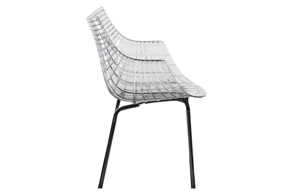 Driade Meridiana Dining Chair - Transparent/Black