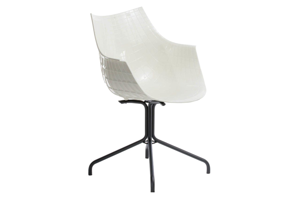 Driade Meridiana Office Chair - White/Black