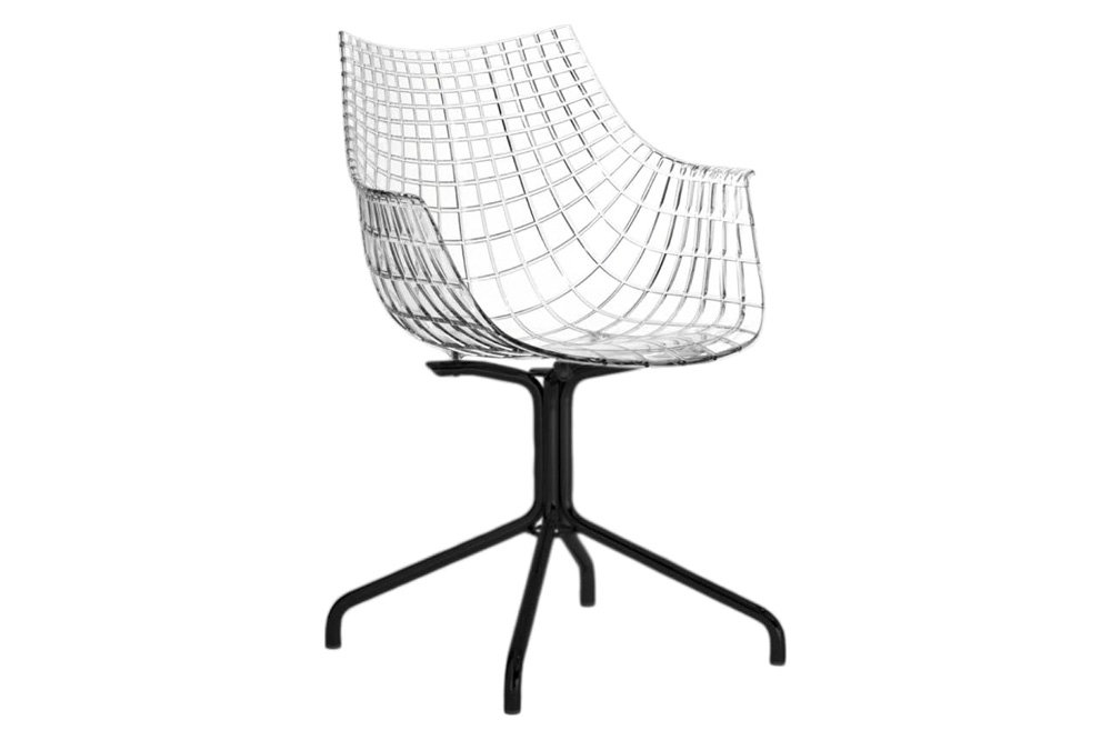 Driade Meridiana Office Chair - Transparent/Black