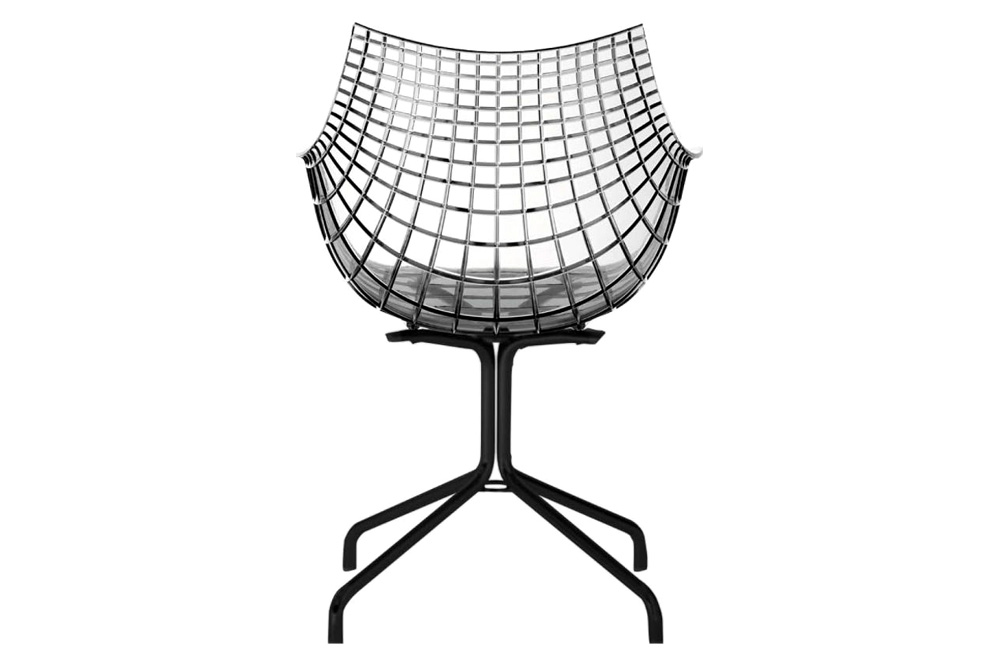 Driade Meridiana Office Chair - Transparent/Black