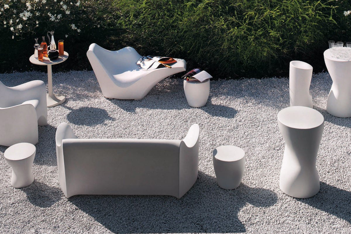 Driade Tokyo-Pop Round Side Table - White