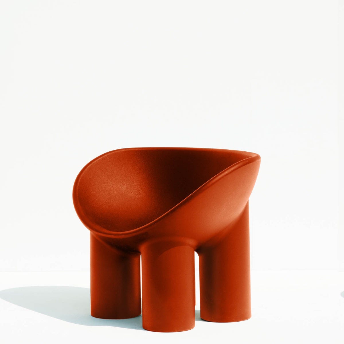 Driade™ Roly Poly Solid Armchair - Red Brick