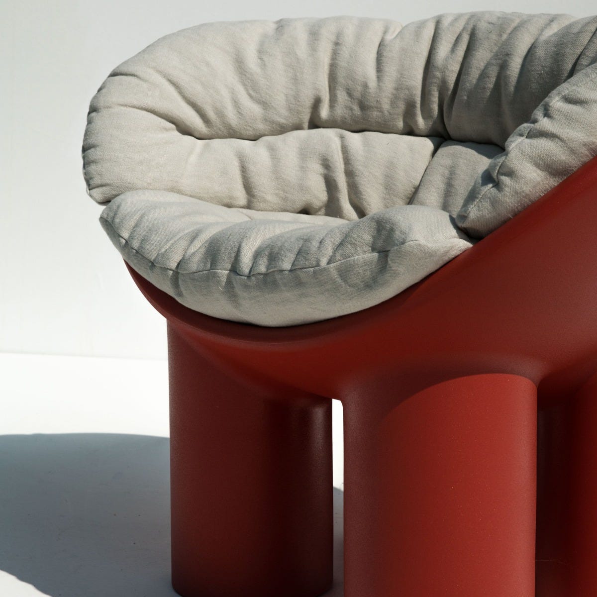 Driade™ Roly Poly Solid Armchair - Red Brick