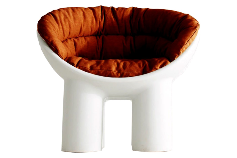 Driade™ Cushion Roly Poly Solid Armchair - Orange