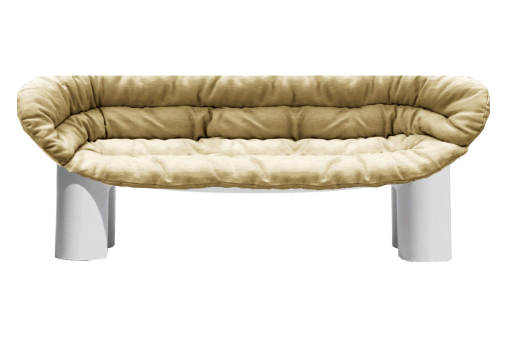 Driade Cushion Roly Poly Stationary Sofa - Light Brown