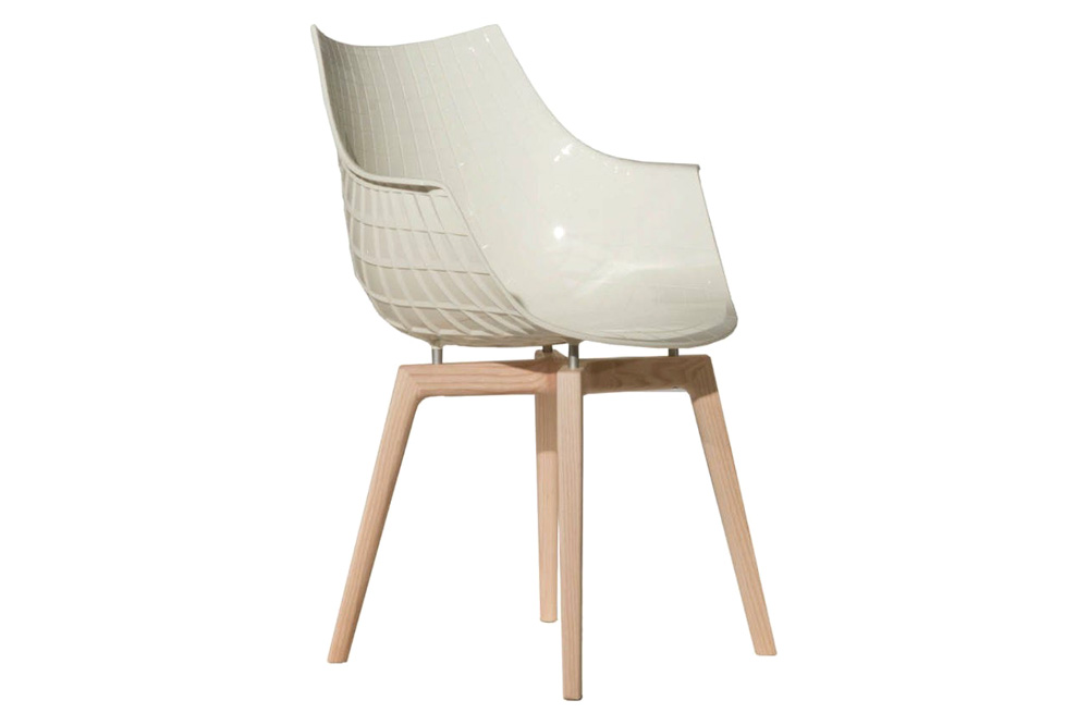 Driade Meridiana Dining Chair - White/Natural