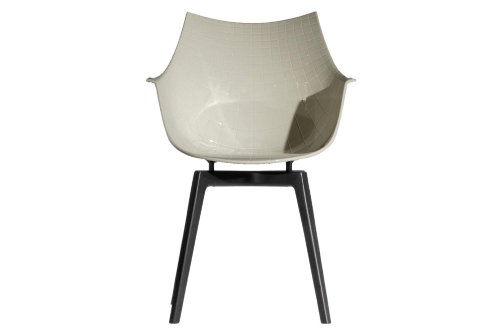 Driade Meridiana Dining Chair - White/Charcoal