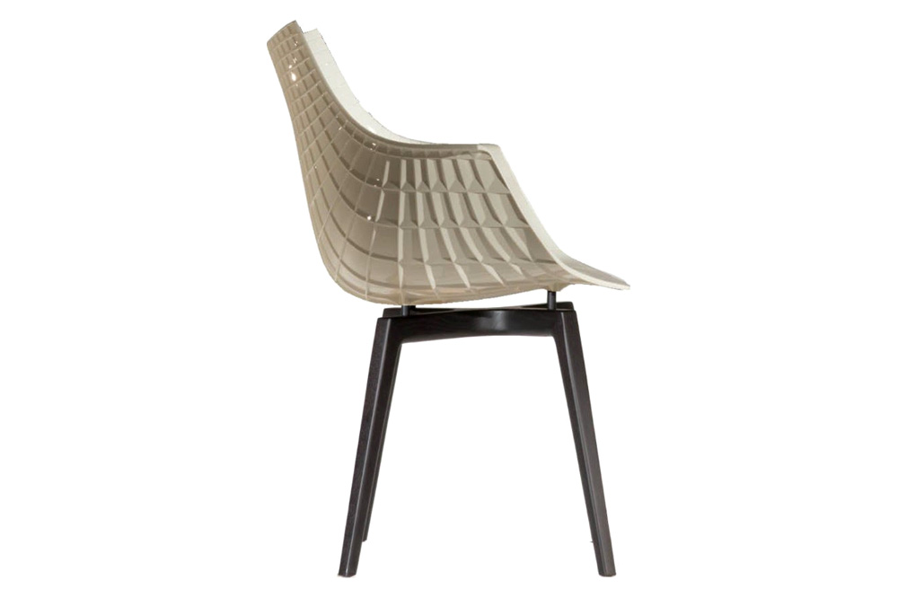 Driade Meridiana Dining Chair - White/Charcoal