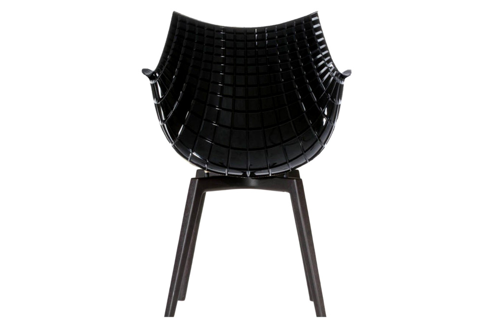 Driade Meridiana Dining Chair - Black/Charcoal