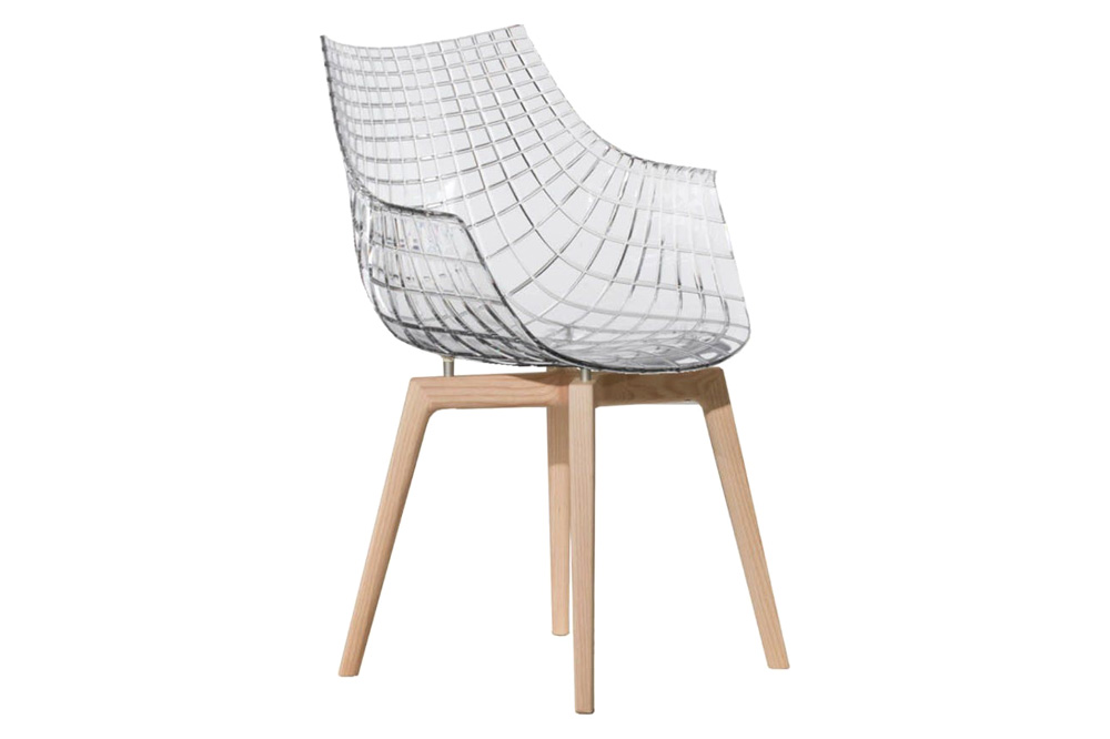 Driade Meridiana Dining Chair - Transparent/Natural