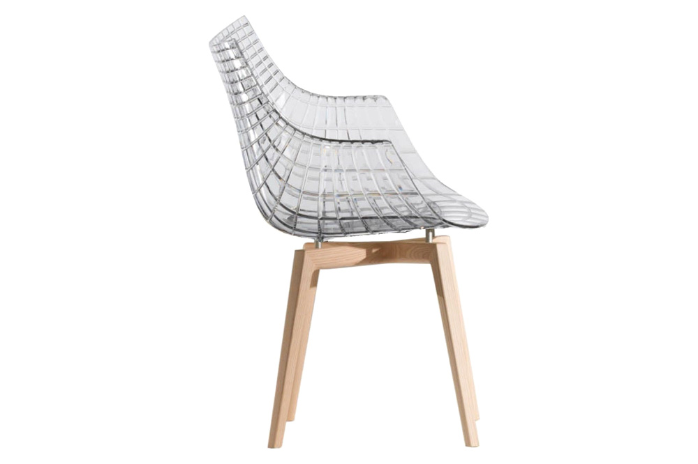 Driade Meridiana Dining Chair - Transparent/Natural