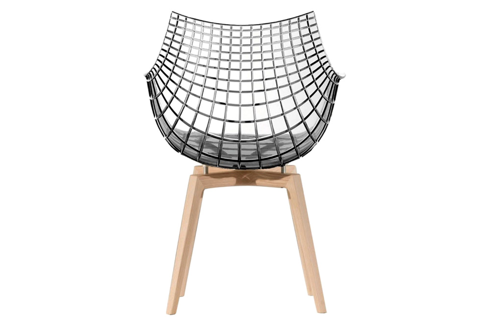 Driade Meridiana Dining Chair - Smoky/Natural