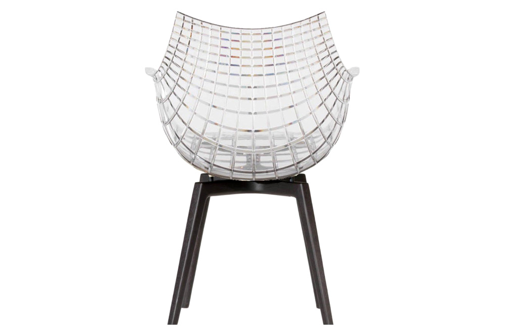 Driade Meridiana Dining Chair - Transparent/Charcoal