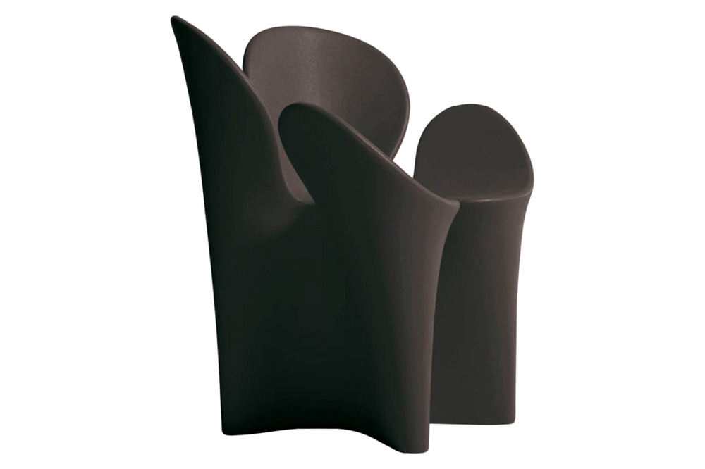 Driade™ Clover Solid Armchair - Anthracite