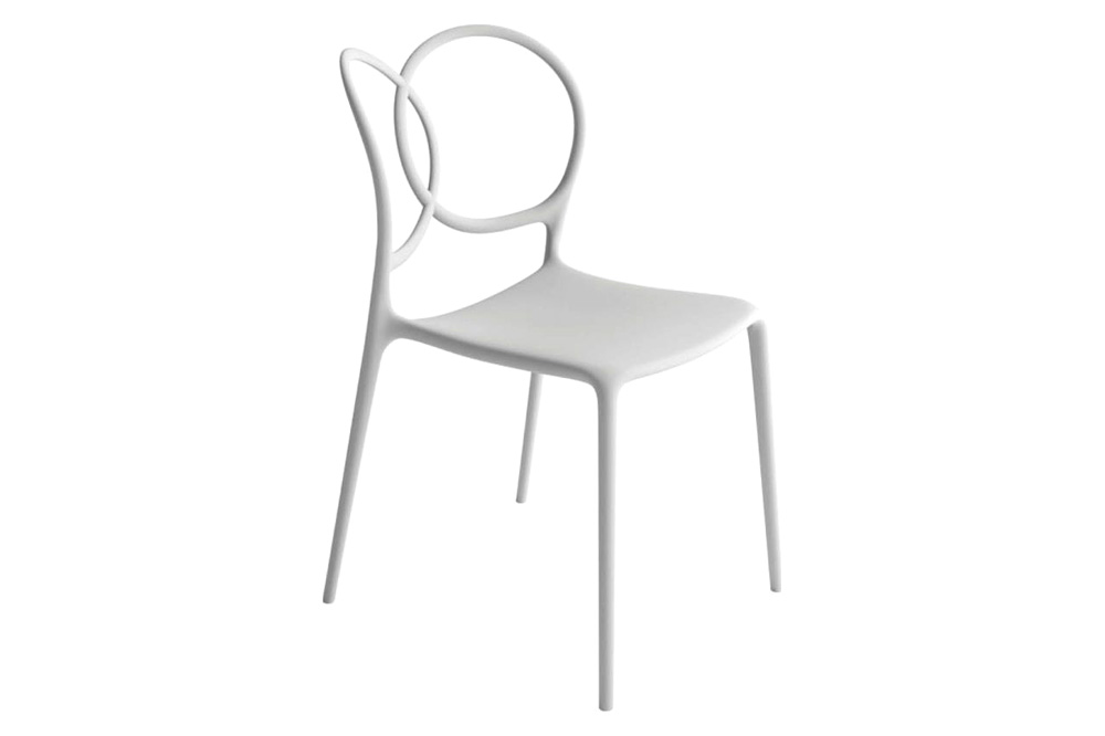 Driade Sissi Armless Dining Chair - White