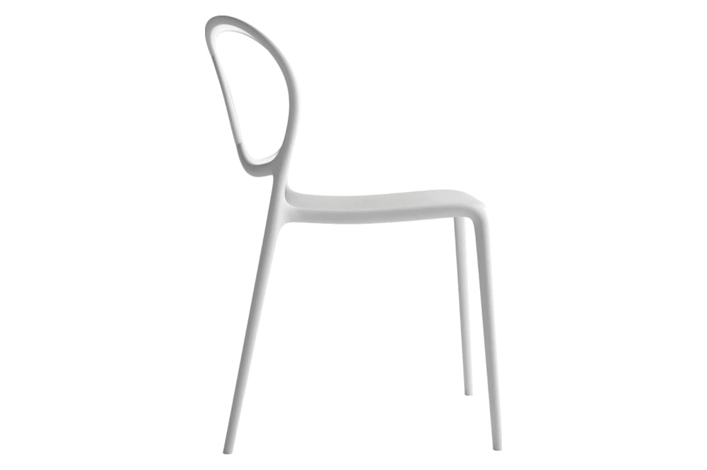 Driade Sissi Armless Dining Chair - White