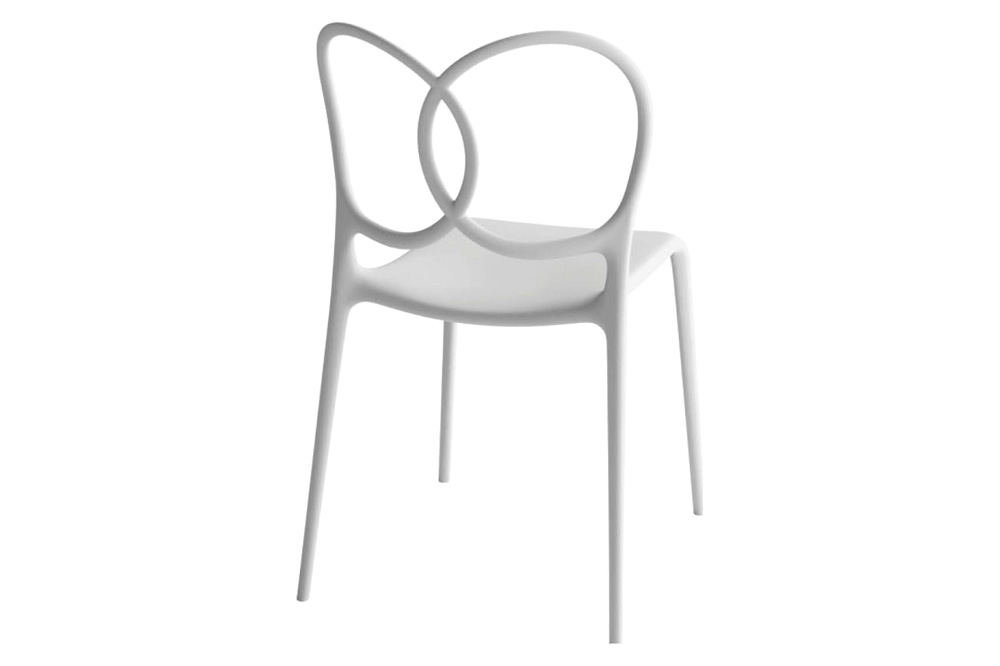 Driade Sissi Armless Dining Chair - White